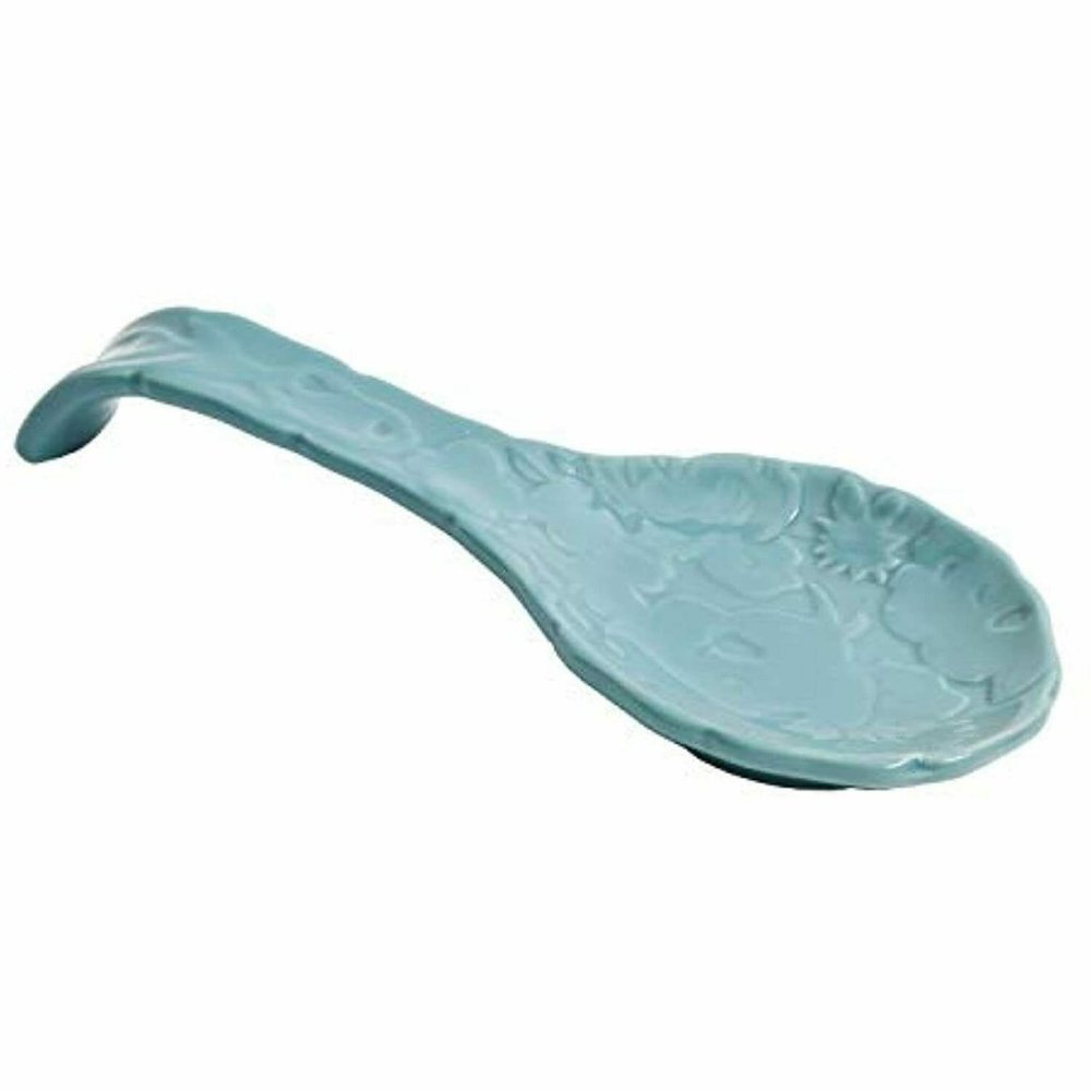 Pioneer Woman Spoon Rest Flea Market 8.5" Turquoise - Picture 2 of 4